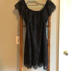 Black lace Madewell dress